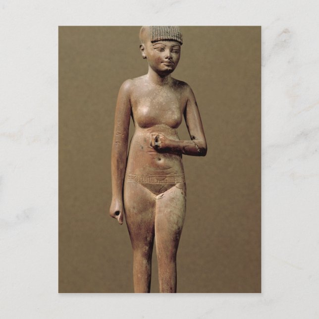 Carte Postale Statue d'un servant (wood) (Devant)