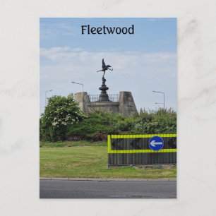 Carte Postale Statue en bois de Fleetwood d'Eros