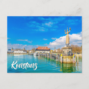 Carte Postale Statue Imperia, Constance, Allemagne