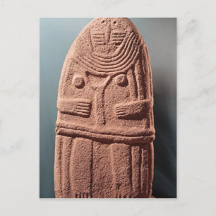 Carte Postale Statue n° 4 de Menhir, de Saint-Sernins-sur-Rance