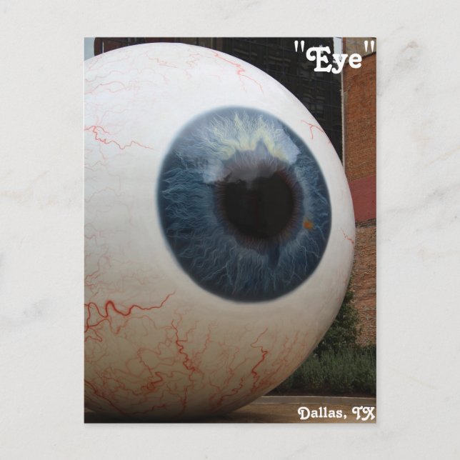 Carte Postale Statue oculaire n° 2 (Devant)