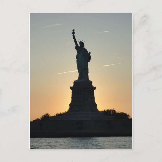 Carte Postale Statue of Liberty Profile - ReasonerStore (Devant)