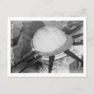 Carte Postale Statue of Liberty Top of Head from Torch Vintage