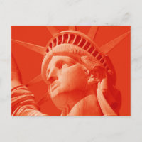 Statue rouge de la Liberté
