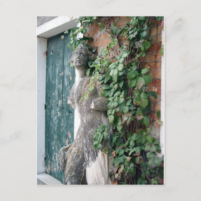 Carte Postale Statue sur Torcello (Devant)