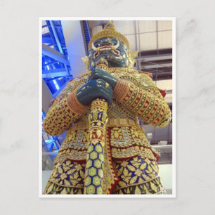 Carte Postale statue thaïlandaise