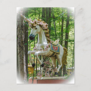 Carte Postale Statue Unicorn