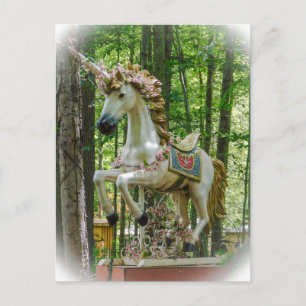 Carte Postale Statue Unicorn