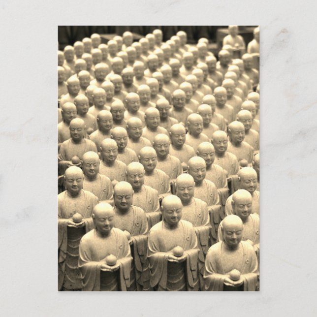 Carte Postale statues de bouddha (Devant)