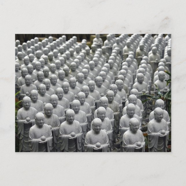 Carte Postale statues de bouddha (Devant)
