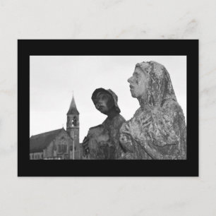 Carte Postale Statues de la Grande Famine d'Irlande à Dublin