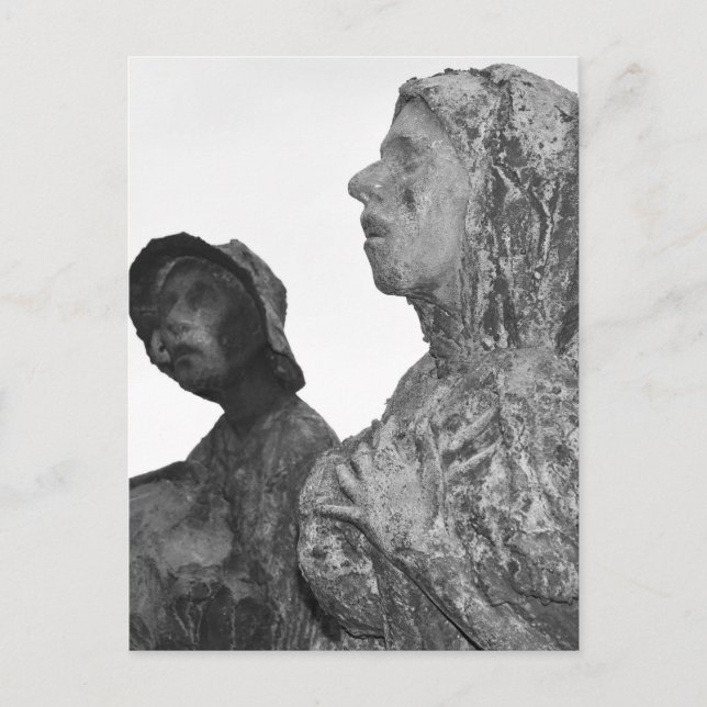 Carte Postale Statues de la Grande Famine d'Irlande à Dublin (Devant)