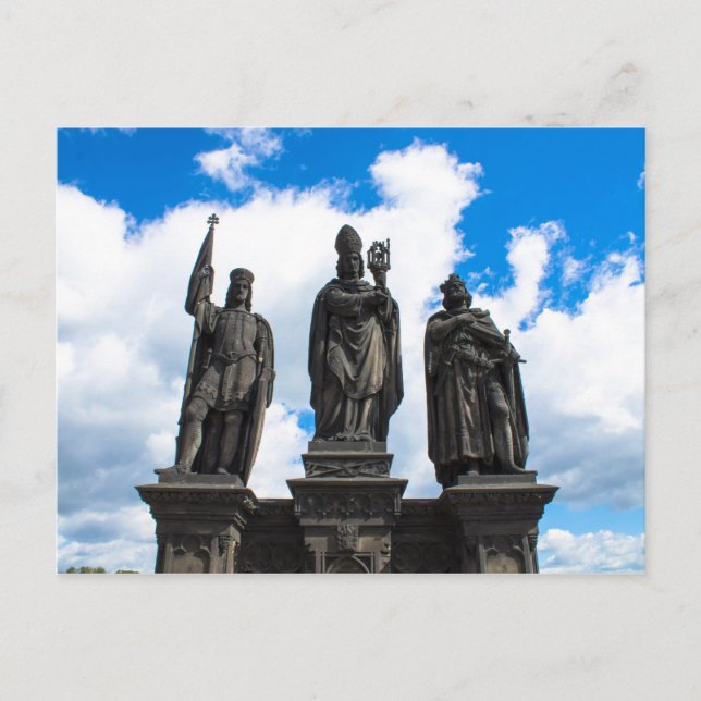 Carte Postale Statues du pont Charles (Devant)