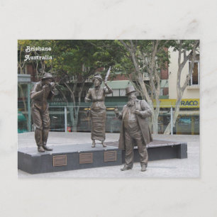 Carte Postale Statues en Brisbane, Australie