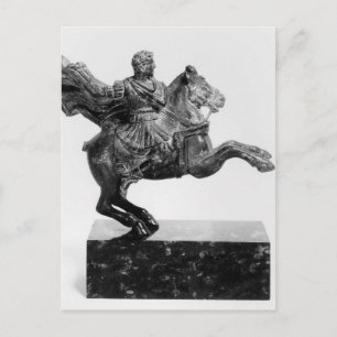 Carte Postale statuette équestre d'Alexandre le Grand