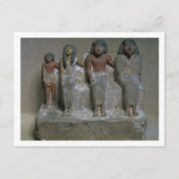 Statut d'un groupe familial (pigment sur craie)
