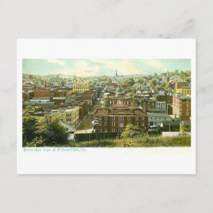 Carte Postale Staunton vintage, Virginie