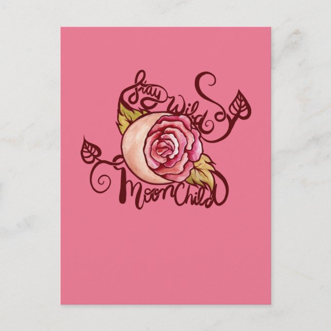 Carte Postale Stay Wild MoonChild                                (Devant)