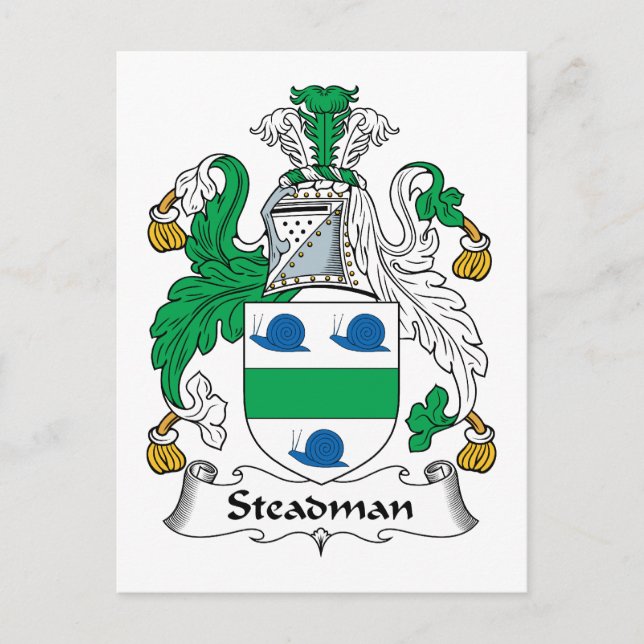 Carte Postale Steadman Family Crest (Devant)