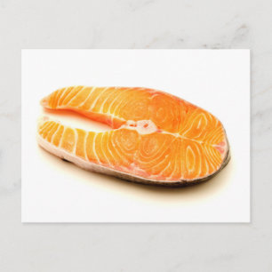 Carte Postale steak saumon