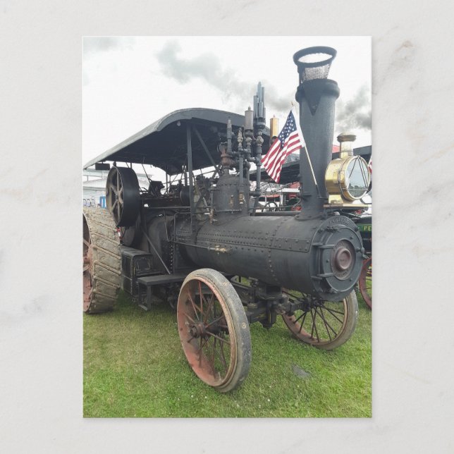 Carte Postale Steam Tractor (Devant)
