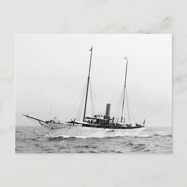 Carte Postale Steam Yacht North Star, début 1900 (Devant)