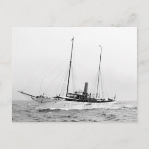Carte Postale Steam Yacht North Star, début des années 1900