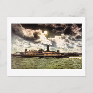 Carte Postale Steamer dans la baie de San Francisco