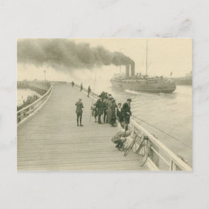 Carte Postale Steamer Le Mailboat de Dover à Ostende