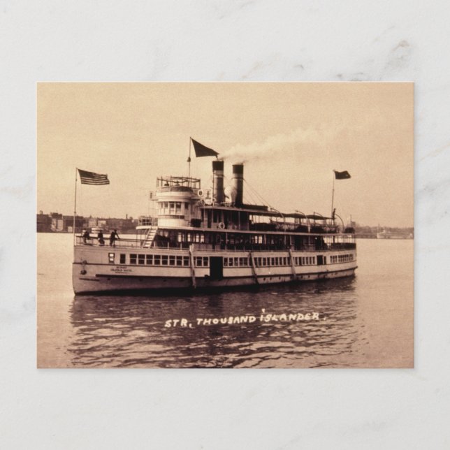 Carte Postale Steamer Thousand Islander (Devant)