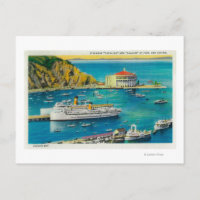 Steamers Catalina et Avalon à Pier et Casino