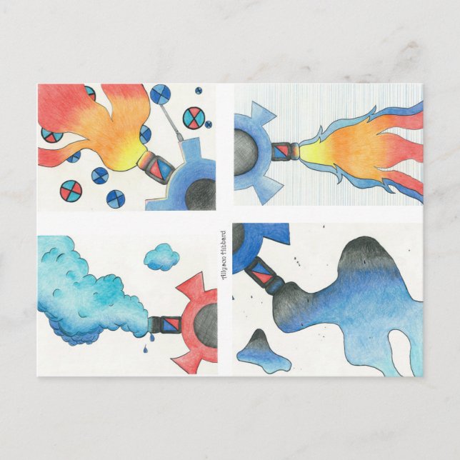 Carte postale Steampunk (Devant)