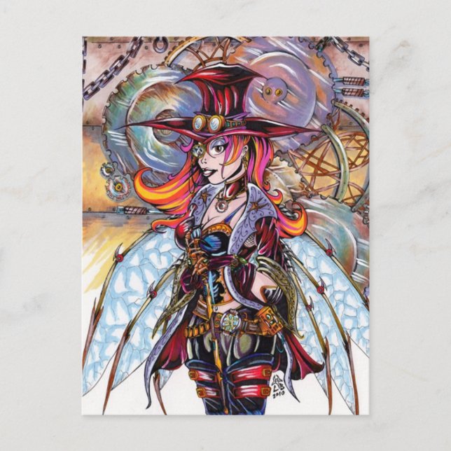 Carte postale Steampunk Fairy (Devant)