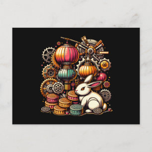 Carte Postale Steampunk Festival de mi-automne