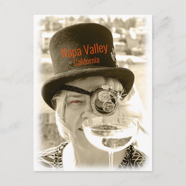Carte postale Steampunk Napa Valley ! (Devant)