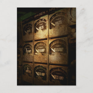 Carte Postale Steampunk - Naval - Électrique - Réseau électrique