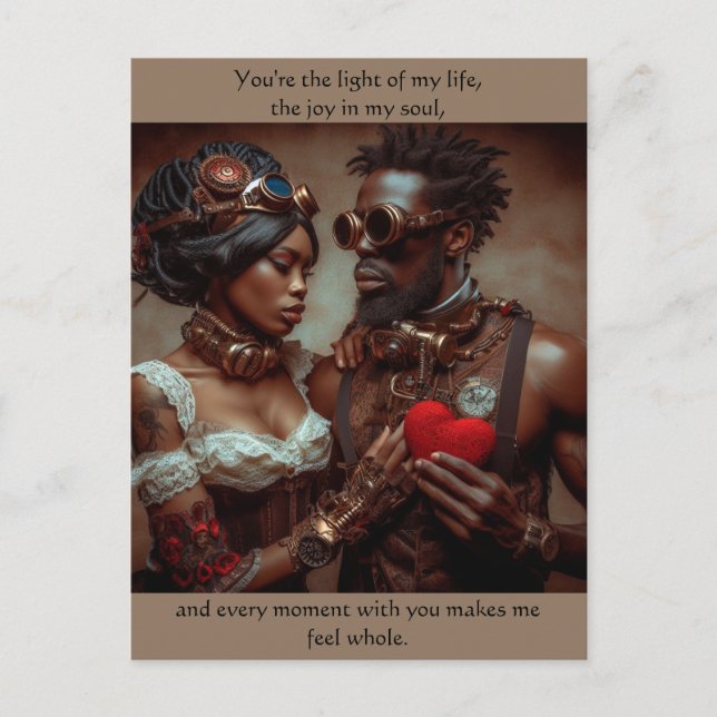 Carte Postale Steampunk Valentine (Devant)