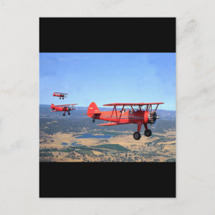 Carte Postale Stearman, PT-17, 1943_Aviation classique