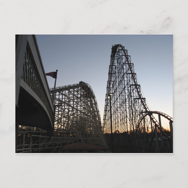 Carte Postale Steel Force et Thunderhawk Dorney Park (Devant)