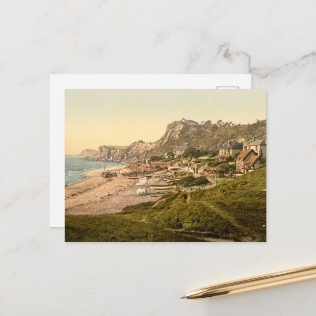 Carte Postale Steephill Cove, Ventnor, Île de Wight, Angleterre (Devant/Arrière en situation)