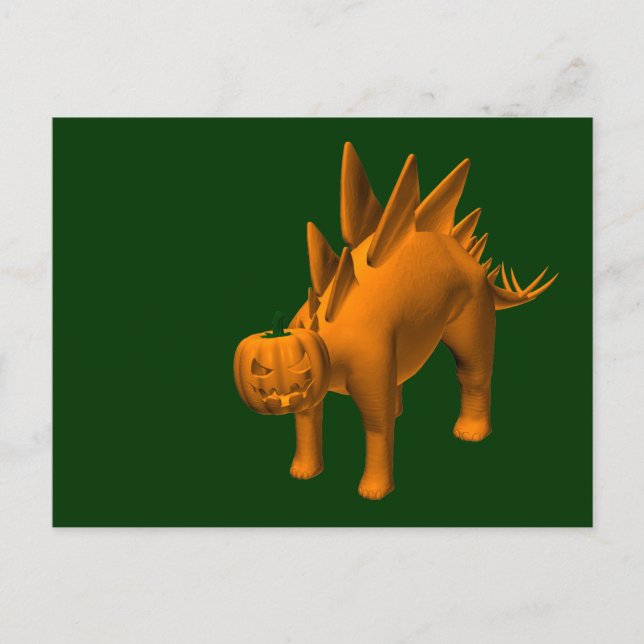 Carte Postale Stegosaurus halloweenis (Devant)