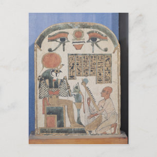 Carte Postale Stela du harpiste Djedkhonsuefankh