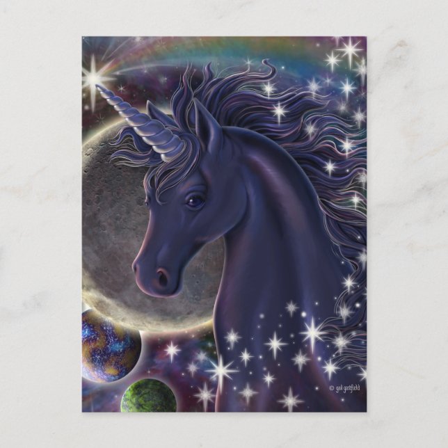 Carte Postale Stellar Unicorn (Devant)
