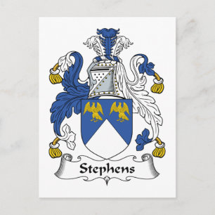 Carte Postale Stephens Family Crest