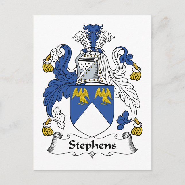 Carte Postale Stephens Family Crest (Devant)