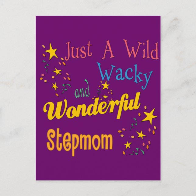 Carte Postale Stepmaman sauvage et Wacky (Devant)