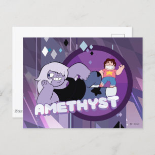Carte Postale Steven Universe   Graphique de caractères d'améthy