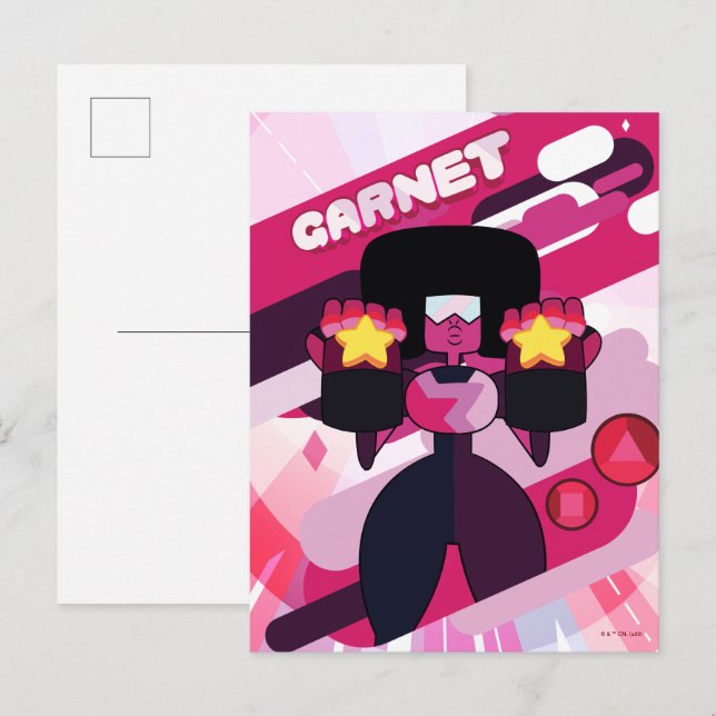 Carte Postale Steven Universe | Graphique de caractères Garnet (Devant / Derrière)