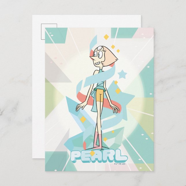 Carte Postale Steven Universe | Graphique de caractères perles (Devant / Derrière)