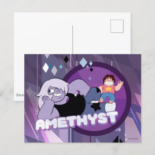 Carte Postale Steven Universe   Graphisme de personnage Améthyst